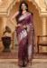 Picture of Classy Silk Dark Magenta Saree