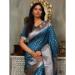 Picture of Alluring Silk Navy Blue Saree