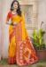 Picture of Sightly Silk Orange Saree