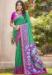 Picture of Beautiful Silk Medium Sea Green Saree