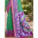 Picture of Beautiful Silk Medium Sea Green Saree