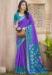 Picture of Fine Silk Slate Blue Saree