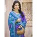 Picture of Fine Silk Slate Blue Saree