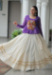 Picture of Cotton & Georgette Off White Readymade Lehenga Choli