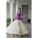 Picture of Cotton & Georgette Off White Readymade Lehenga Choli