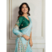 Picture of Marvelous Silk Light Steel Blue Saree