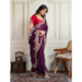 Picture of Grand Silk Saddle Brown Saree