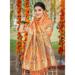 Picture of Pretty Silk Coral Saree
