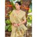 Picture of Bewitching Silk Pale Golden Rod Saree