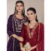 Picture of Classy Chiffon Maroon Readymade Salwar Kameez