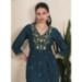 Picture of Chiffon Midnight Blue Readymade Salwar Kameez