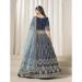 Picture of Fine Silk Dark Slate Blue Lehenga Choli