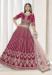 Picture of Gorgeous Silk Fire Brick Lehenga Choli