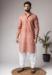 Picture of Classy Linen & Silk Pale Golden Rod Kurtas
