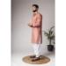 Picture of Classy Linen & Silk Pale Golden Rod Kurtas