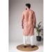 Picture of Classy Linen & Silk Pale Golden Rod Kurtas