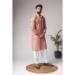 Picture of Classy Linen & Silk Pale Golden Rod Kurtas