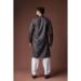 Picture of Sightly Linen & Silk Black Kurtas