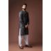 Picture of Sightly Linen & Silk Black Kurtas