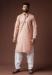 Picture of Beautiful Linen & Silk Beige Kurtas
