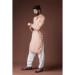 Picture of Beautiful Linen & Silk Beige Kurtas