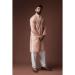 Picture of Beautiful Linen & Silk Beige Kurtas