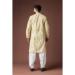 Picture of Lovely Linen & Silk Off White Kurtas