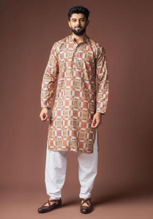 Picture of Sublime Linen & Silk Rosy Brown Kurtas
