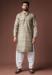 Picture of Statuesque Linen & Silk Rosy Brown Kurtas