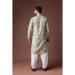 Picture of Grand Linen & Silk Dark Grey Kurtas