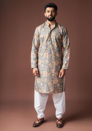 Picture of Taking Linen Tan Kurtis & Tunic