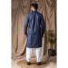 Picture of Appealing Linen Dark Slate Blue Kurtis & Tunic