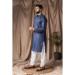 Picture of Appealing Linen Dark Slate Blue Kurtis & Tunic
