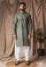 Picture of Shapely Linen Dark Sea Green Kurtis & Tunic