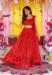 Picture of Shapely Chiffon Fire Brick Readymade Lehenga Choli