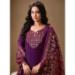 Picture of Good Looking Silk Purple Readymade Salwar Kameez