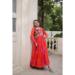 Picture of Marvelous Georgette Orange Readymade Gown