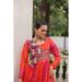 Picture of Marvelous Georgette Orange Readymade Gown