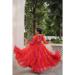 Picture of Marvelous Georgette Orange Readymade Gown