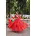 Picture of Marvelous Georgette Orange Readymade Gown