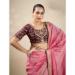 Picture of Enticing Silk Dark Salmon Saree