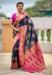 Picture of Fascinating Silk Dark Slate Grey Saree