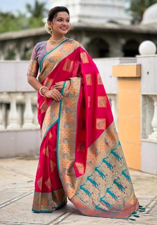 Picture of Ideal Silk Red Saree