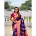 Picture of Ideal Silk Dark Slate Blue Saree