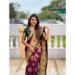 Picture of Magnificent Silk Medium Violet Red Saree