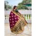 Picture of Magnificent Silk Medium Violet Red Saree