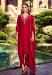 Picture of Statuesque Silk Dark Red Readymade Salwar Kameez