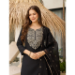 Picture of Comely Rayon Black Readymade Salwar Kameez