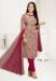 Picture of Classy Crepe Rosy Brown Straight Cut Salwar Kameez