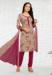 Picture of Splendid Crepe Rosy Brown Straight Cut Salwar Kameez